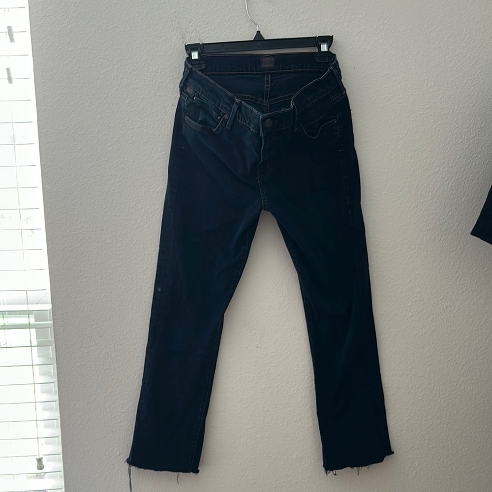 Bootcut Frayed Hem Jeans coh
